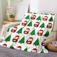 thumbnail image 6 of kladzum Christmas Throw Blanket 39.3"x27.5" Cute Penguins Xmas Tree Printed Blanket Cozy Breathable Christmas Blanket Flannel Sofa Bed Blankets, Winter Holiday Gifts for Women Men, 6 of 6