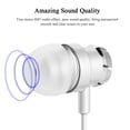 thumbnail image 4 of Earphone,  Sound Quality 3.5mm Audio Jack Metal Spiral Shape Microphone Wired Earphone  For Phones For Daily Use, 4 of 8