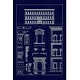 thumbnail image 2 of Buhlmann, J. 11x14 Gold Ornate Wood Framed with Double Matting Museum Art Print Titled - Palazzo Vendramin - Calergi at Venice (Blueprint), 2 of 4