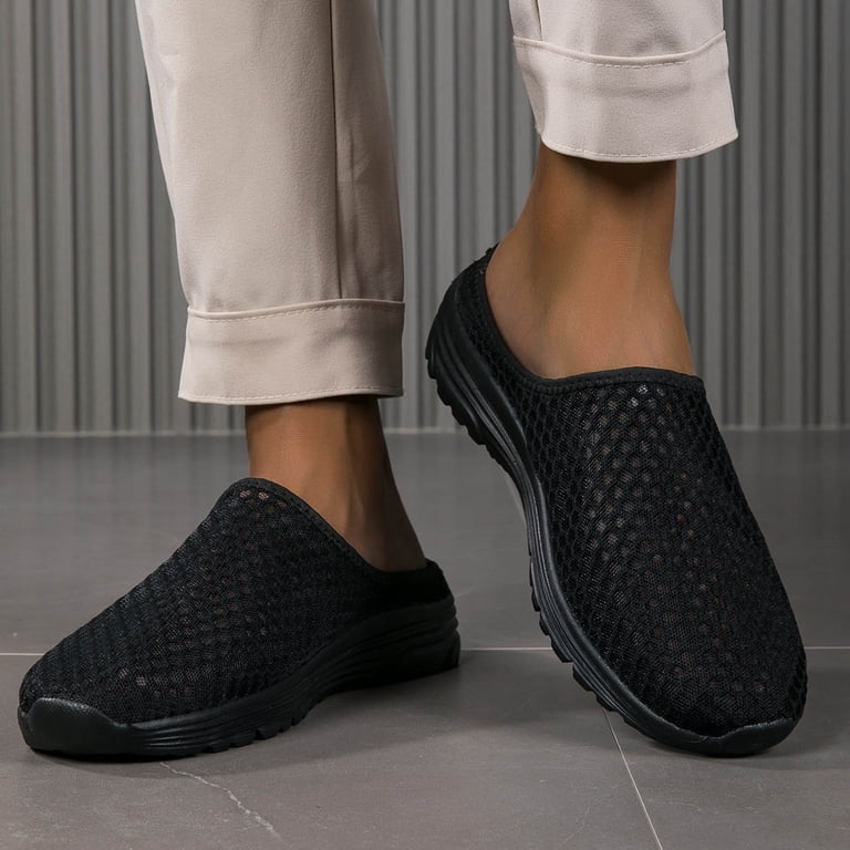 Mens Slip on Sneakers Lightweight Breathable Clog Water  display picture 2