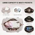 thumbnail image 3 of LOVEVOOK Travel Duffle Bag,Weekender Bags for Women with Shoe Compartment，Carry on Overnight Bag with Toiletry Bag,Gym Duffel Bag with Wet Pocket, Hospital Bags for Labor and Delivery, 3 of 6