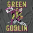 thumbnail image 3 of Marvel Comics Retro Spider-Man The Green Goblin Villain Men's T Shirt (Charcoal, S-XXXL), 3 of 4