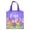Purple, variant on Easter Bags with Handles, Bunny Themed Easter Bags, Reusable Non-Woven Happy Easter Gift Bags for Easter Egg Hunts, Party Favors, and Basket Stuffers