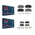 thumbnail image 1 of CMX Front Rear Ceramic Brake Pads Kit for Car Toyota Highlander KCX-100197, 1 of 9