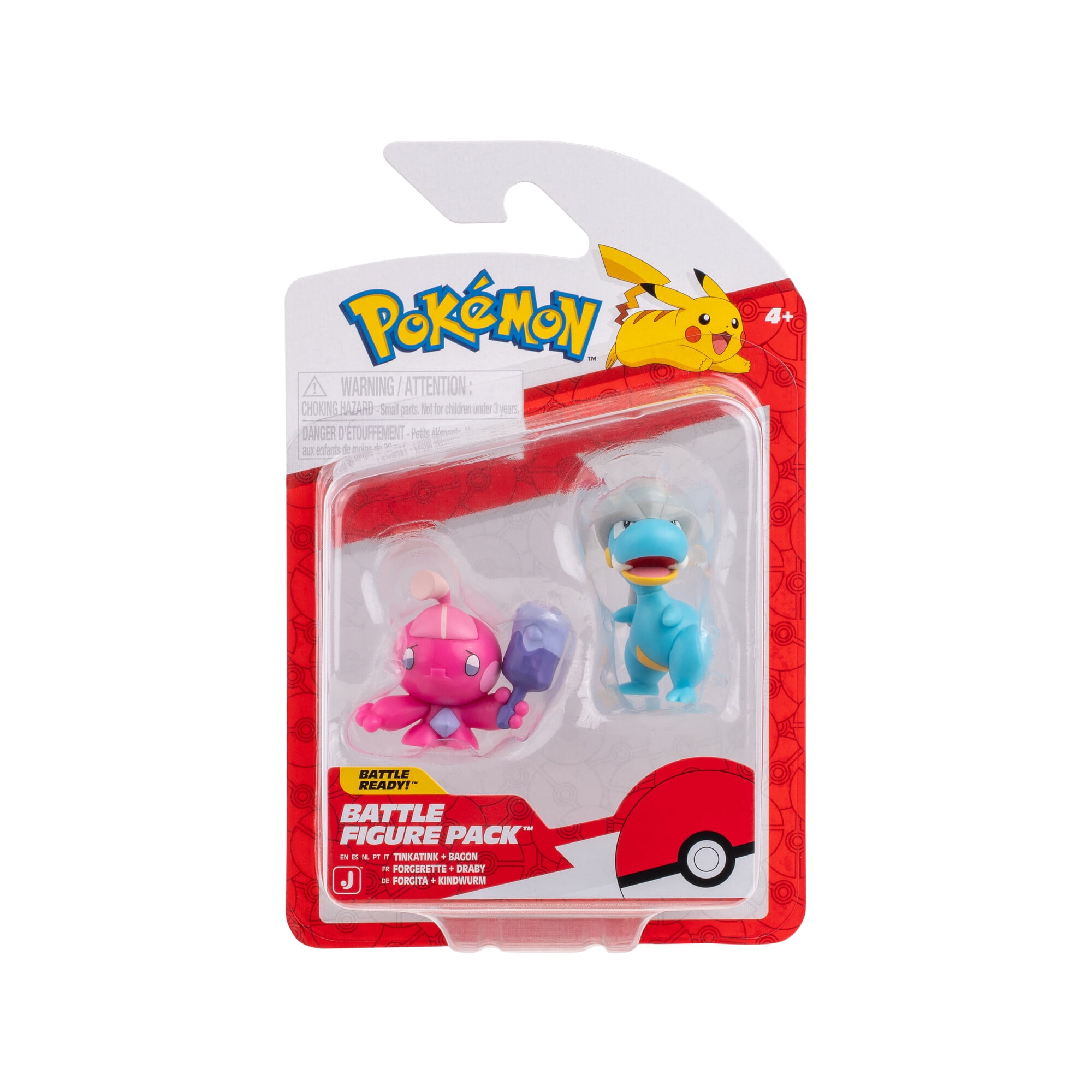 Pokémon Battle Feature 2" Figure 2 Pack - Tinkatink & Bagon