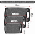 thumbnail image 5 of Cutting Board, Set of 3 Cutting Boards, Food PP Material, Kitchen Board, Non-Slip and Antibacterial Cutting Board, 5 of 5