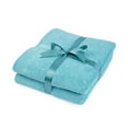 thumbnail image 4 of NC 2 Pack Bath Towels 30 x 60 inches,Soft Microfiber Fast Drying Bath Towel Set, Orange Floral, 4 of 5