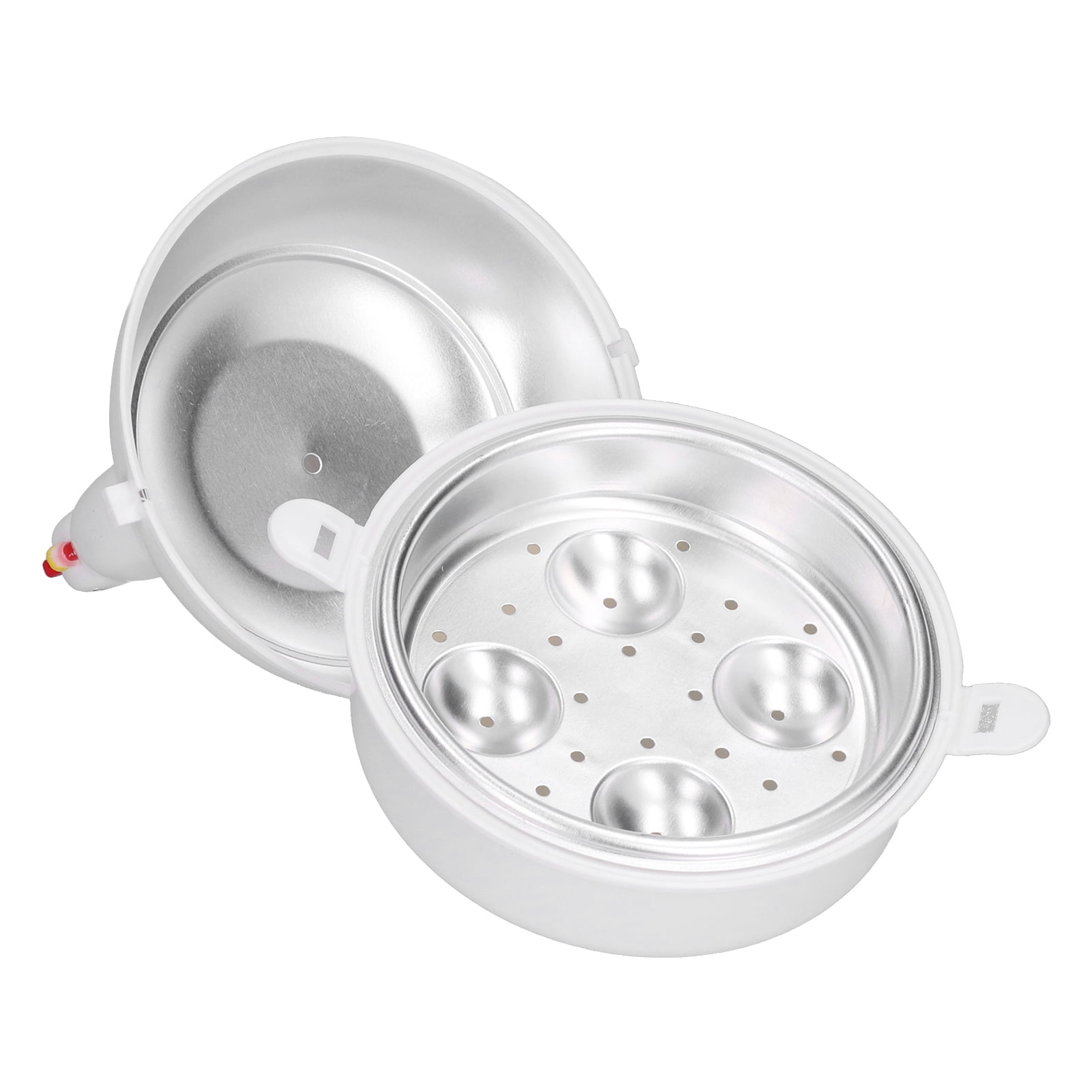 Microwave Egg Boiler, Fast, Easy Cooking for Perfect Eggs, Includes Shell   Buckles, 5.1 Inch