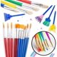 thumbnail image 5 of Kit de herramientas de pintura, 34 Uds., suministros de pintura que incluyen vasos para pintura con tapas, bandeja de paleta, juego de pinceles para bolígrafos de pintura de varios tamaños para n, 5 of 5
