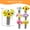 A*1+E*1, variant on Cutting Bouquet Kit,Cutting Kit for Artificial Flowers Homemade DIY Flower Bouquet Simulation Kits,8.27x4.92inch,Multi-Functional Improves Sense of Touch Home Decor,for Mother's Day,2pcs