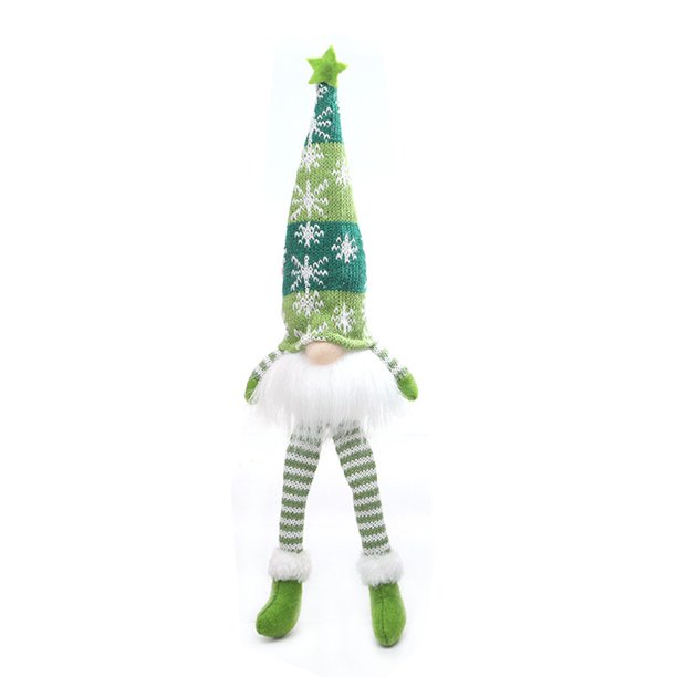 Muñeco sin rostro de Navidad con colgante de duende enano ligero Decoración de año nuevo para el hogar de Navidad Hugtrwg Para estrenar