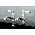 thumbnail image 4 of Kingston Brass KS1108BPL Robinet de Lavabo avec Poignée Croisée, SN, 4 of 4