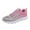 Pink, variant on Leozcaa Sneakers for Women Running Slip On Casual Walking Shoes Mesh Comfortable Fashion Tennis Shoes