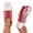 Red, variant on EKVAHL Women’s Striped Slip On Retro Trainer Sneakers, Rounde Toe Casual Lightweight Shoes Non-Slip Walking Athletic Flats