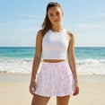 thumbnail image 5 of Xoenoiee Colorful Music Note Print Womens Tennis Skirt Pleated Athletic Skirts with Pockets Shorts High Waisted Golf Skort for Workout Pickleball, Size S, 5 of 7