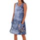 thumbnail image 1 of Vestido de Lino de Algodón de Color Sólido Vestido de Ajuste Suelto sin Mangas con Bolsillos, Ropa de Verano de Lino de Algodón para la Playa Y el Hogar, 1 of 8