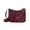 Red, variant on Crossbody Bags for Women Pocketbook Soft PU Leather Ladies Purses and Handbags Multi Pocket Shoulder Bag with Adjustable Strap (Brown)