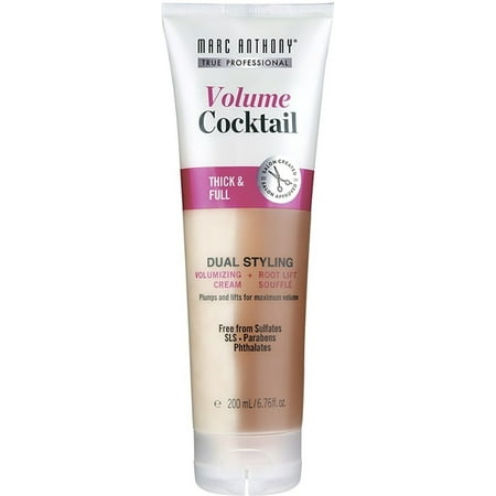 Marc Anthony Volume Cocktail Thick & Full Dual Styling Volumizing Cream & Root Lifter 6.76