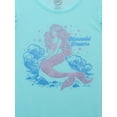 thumbnail image 3 of Wonder Nation Girls Short Sleeve Sleep Gown Pajama, Sizes 4-18 & Plus, 3 of 3
