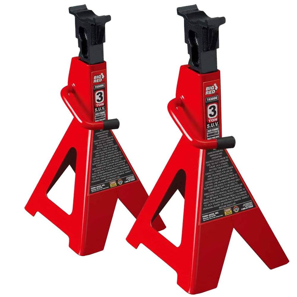 Torin Big Red 3Ton Capacity Extra Tall SUV Jack Stands (Pair