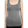 thumbnail image 5 of Alberto Makali Square Neck Sleeveless Solid Spandex Top by Curated Brands, 5 of 79