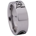thumbnail image 3 of Peace Tungsten Carbide Ring, 3 of 9