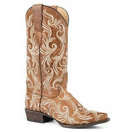 

Women s Stetson Willow Boots Snip Toe Handcrafted Tan