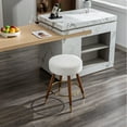thumbnail image 5 of Newboti Furniture MoMo Boucle Upholstered Counter Height Stool, 360° Swivel BN.1654, 5 of 11