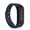 Oumeiou Stylish i5 Plus Bluetooth Smart Bracelet Smart Watch Sports Fitness Tracker For Smartphone Pedometer Tracking Calorie Health Sleep Monitor Free Fitness App for Android & IOS (Blue)
