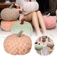 thumbnail image 2 of 3D Pumpkin Shaped Throw Pillow, Soft Plush Simulated Pumpkin Decor Pillows for Fall Halloween Thanksgiving Christmas Decor, Cozy Couch Bedroom Sofa Decorative Accent Pillows, 2 of 9
