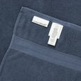 thumbnail image 4 of Pacific Coast Textiles Trefoil Filigree 6-Piece Cotton Bath Towel Set, Indigo, 4 of 5