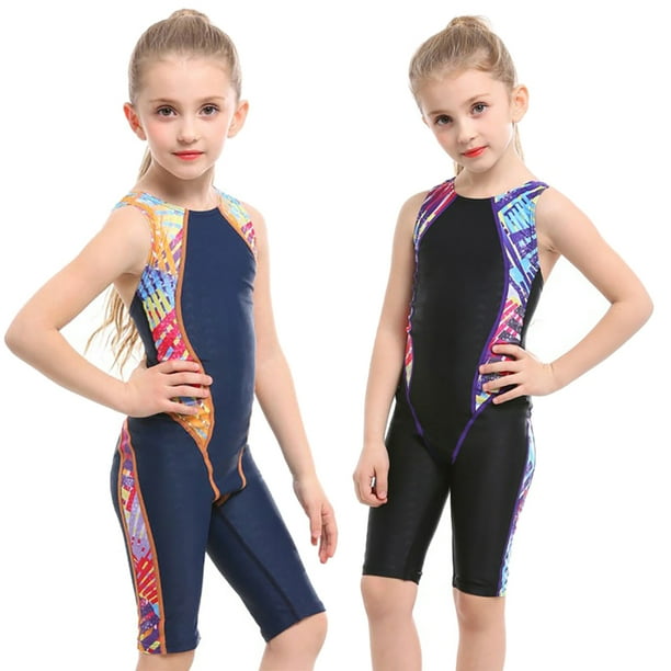 GYRATEDREAM Kid Girls Swimsuits One Piece Kids Black Swimsuits Girl Sun