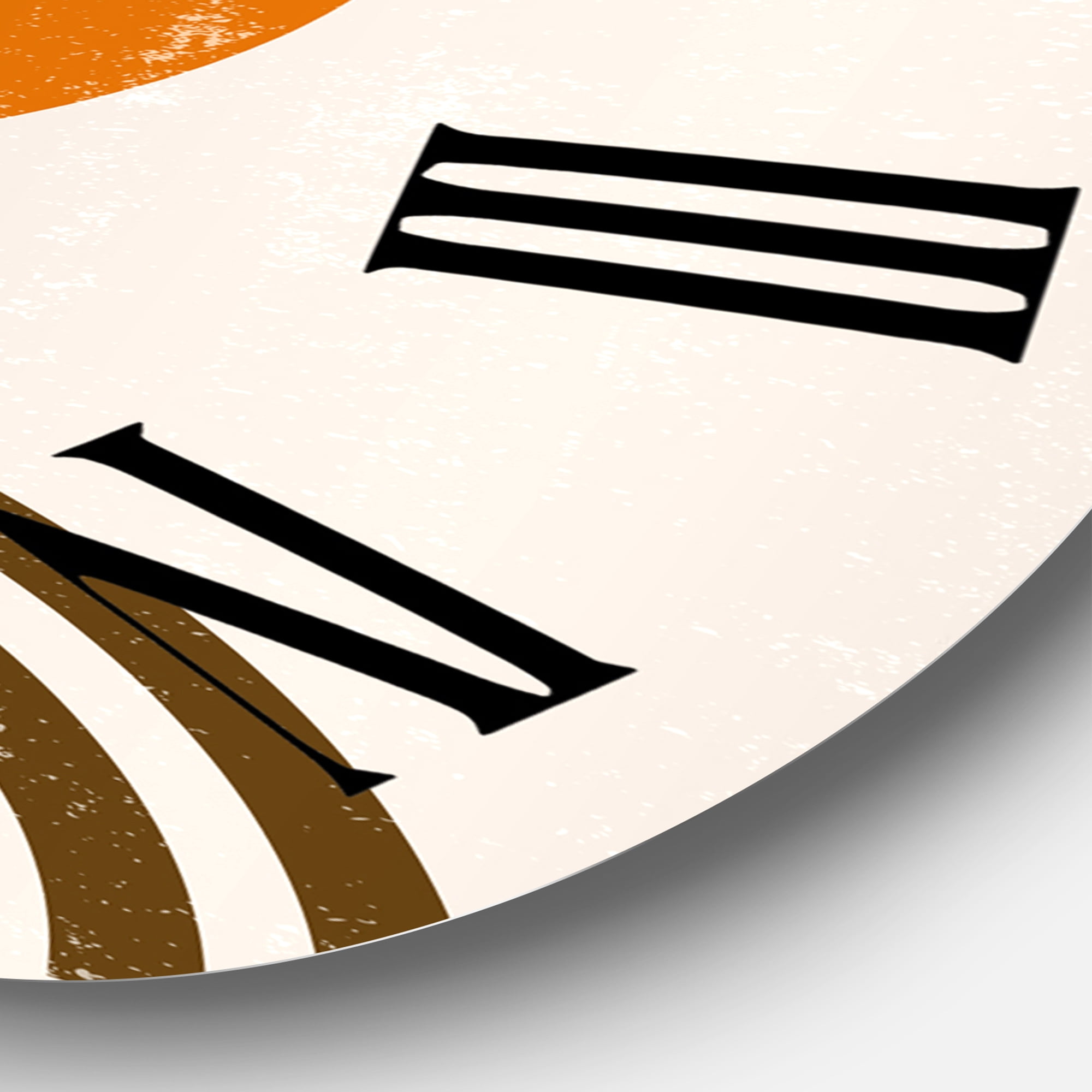 Designart 1 in Modern,Contemporary Wall Clock