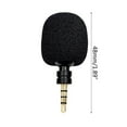 thumbnail image 2 of Bendable 3.5mm Microphone Portable Small Mic for Sound Card Recorder Cellphone Smartphone, 2 of 8