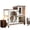 Brown(39.3"x22"x36.8"), variant on Aivituvin Rabbit Hutch Indoor Outdoor, 2-Story Rabbit Cage for Guinea Pigs with 2 Leakproof Trays & 4 Wheels