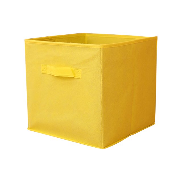 LWITHSZG Contenedores de tela para almacenamiento, caja de almacenamiento duradera de colores con asas, cestas de cubo plegables para el hogar, la habitación de los niños, el armario y la