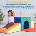 thumbnail image 5 of ECR4Kids SoftZone Single Tunnel Maze 360 Degree Climber, Toddler Playset, Assorted, 6-Piece, 5 of 10
