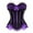 Purple, variant on Fjofpr Clearance Blue Corset Tops for Women Plus Size Corsets For Women Black Bustier Lingerie For Halloween Costume Dress Bustier Top Gothic Shapewear Sexy Underwear