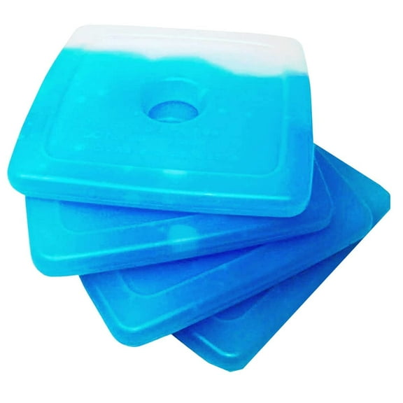 Perfect Life Ideas Compact Reusable Non-Toxic Ice Packs, 4 Piece