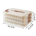 thumbnail image 1 of Caja de almacenamiento para albóndigas, congelador, refrigerador, albóndigas congeladas, caja de wonton de grado alimenticio multicapa, albóndigas domésticas, cajón congelador rápido, 1 of 6