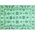 thumbnail image 1 of Ahgly Company Indoor Rectangle Oriental Turquoise Blue Traditional Area Rugs, 8' x 10', 1 of 4
