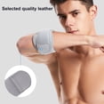 thumbnail image 4 of LJNYFDC Sports Elbow Brace 1Pc Tennis Elbow Brace with Adjustable Fastener Shock Absorbing Breathable Compression Elbow Brace Support Strap for Sports Enthusiasts, 4 of 6