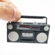 thumbnail image 3 of Grabador de gramófono realista Sunnimix Tocadiscos de casete miniatura decoración 1:12 gris Radiograma en miniatura, 3 of 6