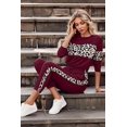 thumbnail image 4 of PRETTYGARDEN Women's Color Block 2 Piece Tracksuit Crewneck Long Sleeve Tops Long Sweatpants Outfits Lounge Sets, 4 of 8