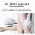 thumbnail image 2 of 2 in1 Long Handle Bath Sponge Back Washer Shower Brush Scrubber Body Cleaning, 2 of 5
