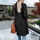 thumbnail image 4 of Puntoco moda mujer camiseta de manga larga otoño suéter cárdigan blusa sólida Tops liquidación Puntoco Puntoco-5848, 4 of 9
