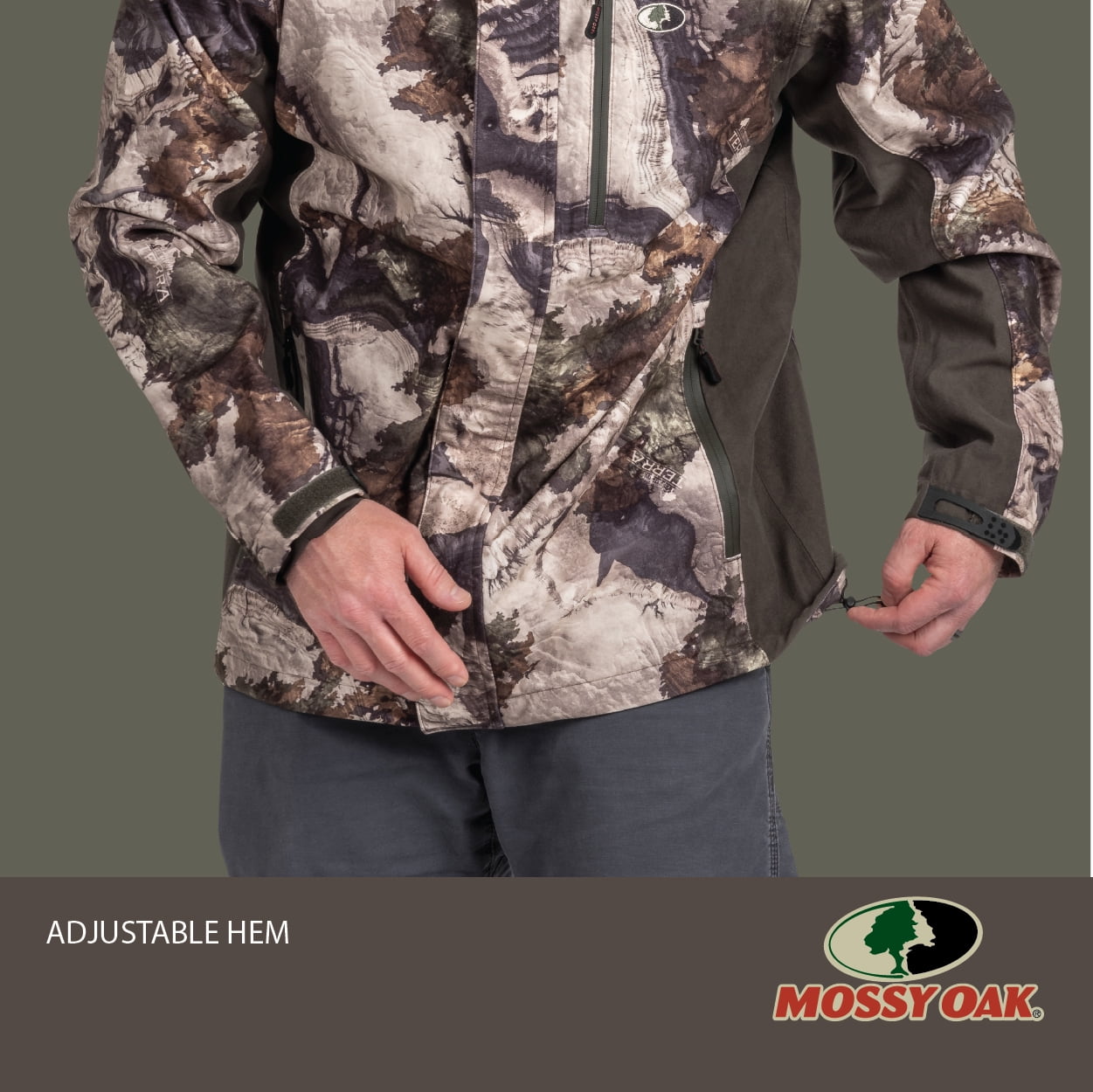 ウェア REALTREE Realtree Men's Scent Control Jacket, Waterproof, Size Large