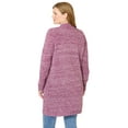 thumbnail image 2 of Woman Within Plus Size Marled Jacket Duster Sweater, 2 of 3
