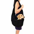 thumbnail image 4 of YAYUBA Dog Sling Carrier for Small Dogs, Hands-Free Puppy Carrier for Pet 0-15 lbs, Lightweight Cuddler Pouch, Comfortable Slings for Small Animal,Black, 4 of 4