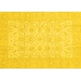 thumbnail image 1 of Ahgly Company Machine Washable Indoor Rectangle Oriental Yellow Traditional Area Rugs, 3' x 5', 1 of 4